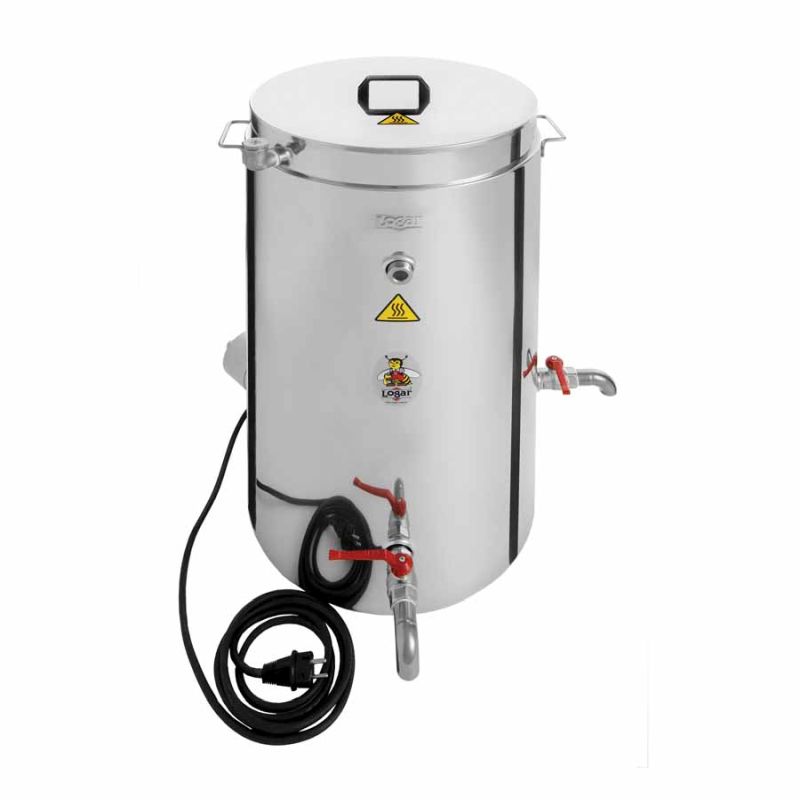 Logar Wachsklärbehälter 75 l, dreiwandig mit Isolierung, 3 kW 