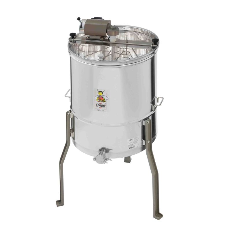 Logar 3-Waben-Schleuder, Motor 110W, Kessel 52 cm, Rähmchen 37 x 48 cm, universal