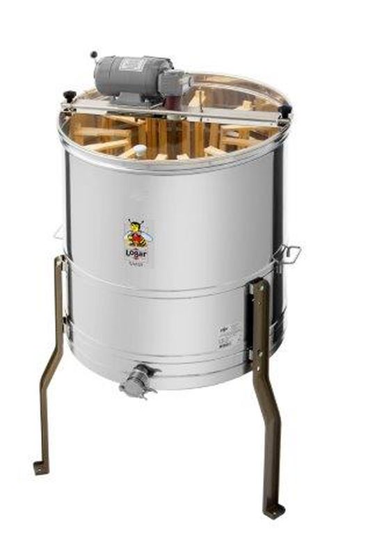 Logar 12 Waben-Radialschleuder, Kessel 63 cm, Motor 110W, Rähmchen 22,2 x 48 cm für Zander und DNM/EHM Rämchen