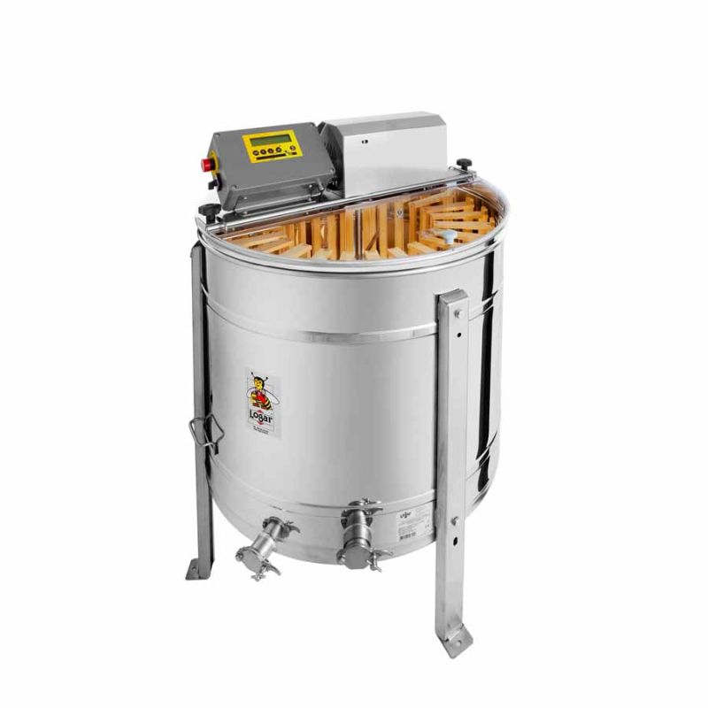 Logar 24/12-Waben-Radialschleuder, Kessel 76 cm, Motor 180W, vollelektronisch, Rähmchen 24 x 48 cm