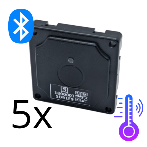5x Bluetooth Temperatur-Sensor