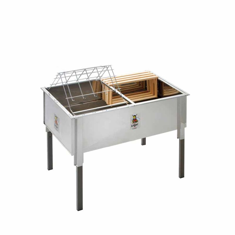 Logar Entdecklungswanne 100 cm, liegend aus Edelstahl (Art. 8020)