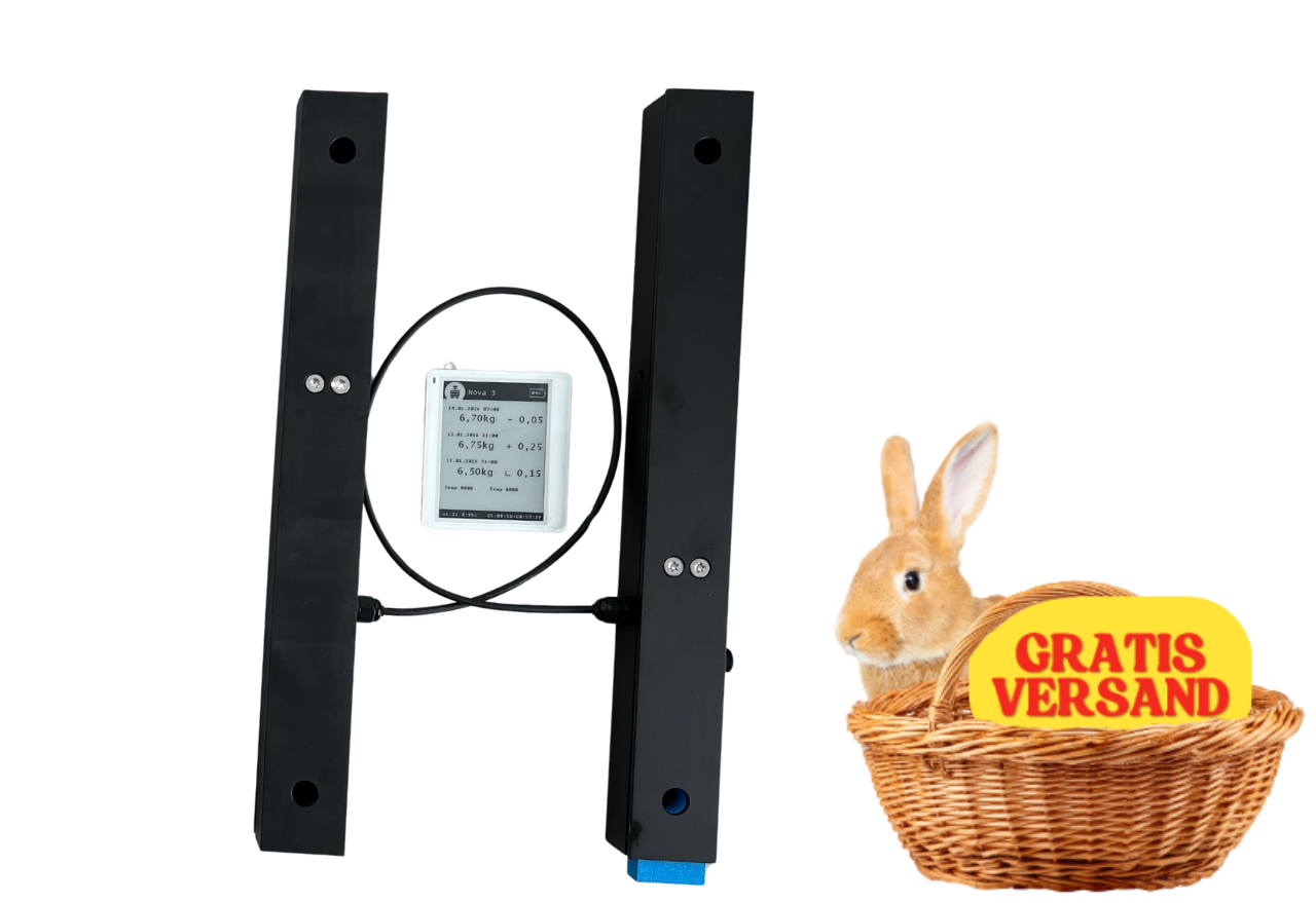 Beescales Compact Bienenstockwaage für ein Bienenvolk mit drahtlosem Display